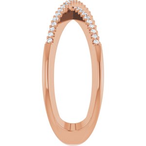 Accented Criss-Cross Ring