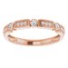 Milgrain Stackable Ring