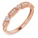 Milgrain Stackable Ring