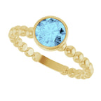 Family Beaded Stackable Ring
