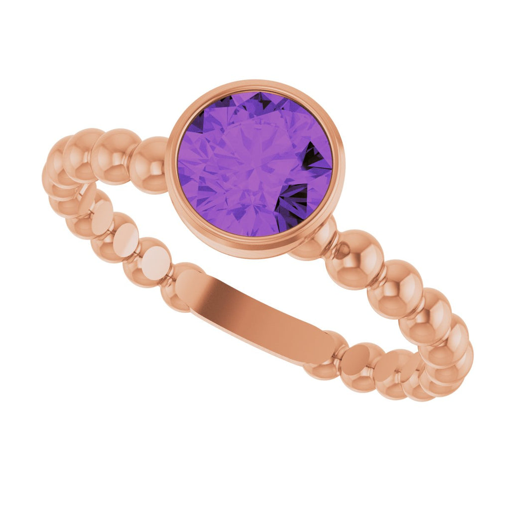 Family Beaded Stackable Ring