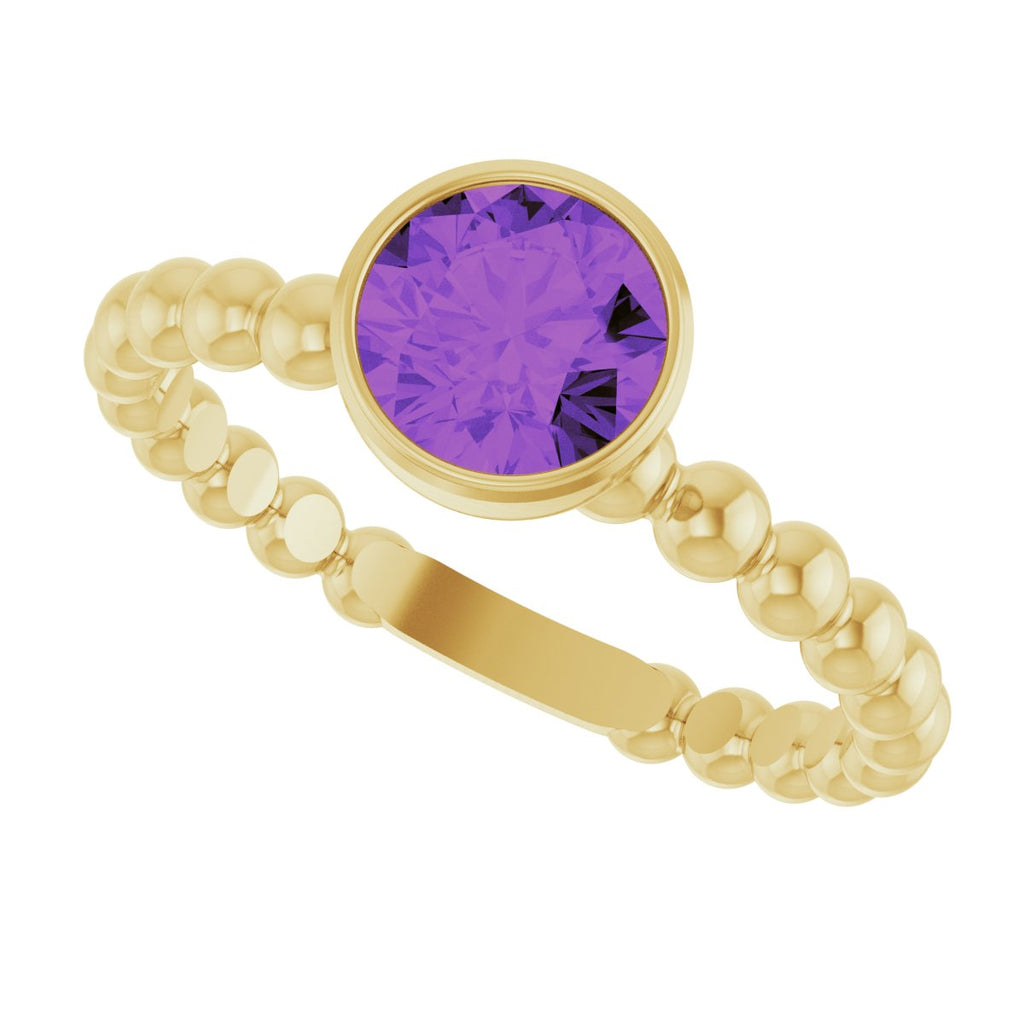 Family Beaded Stackable Ring