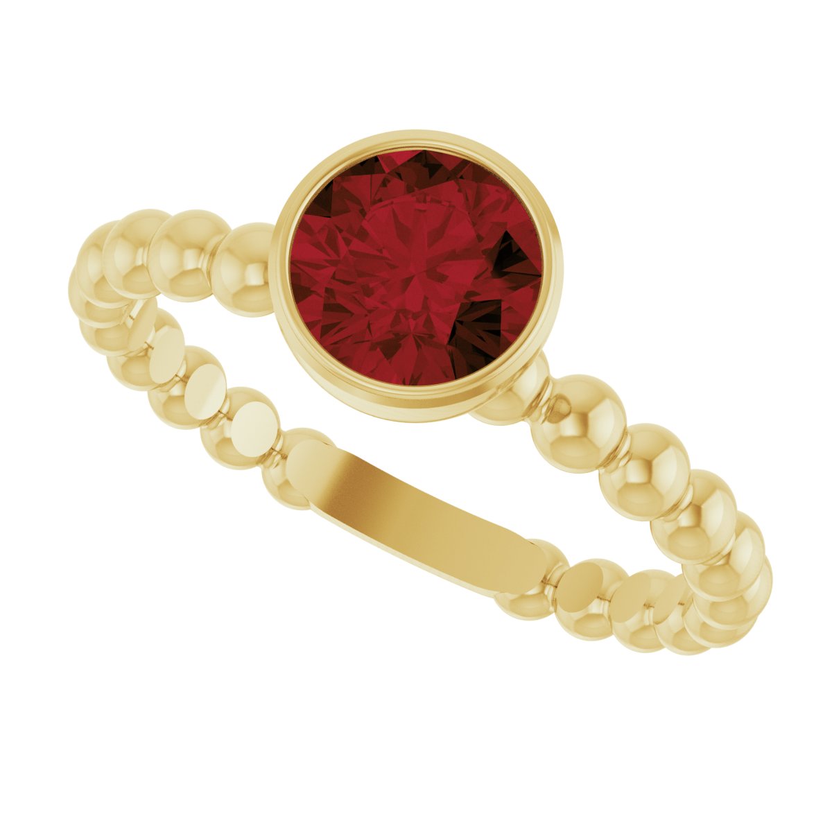 Family Beaded Stackable Ring