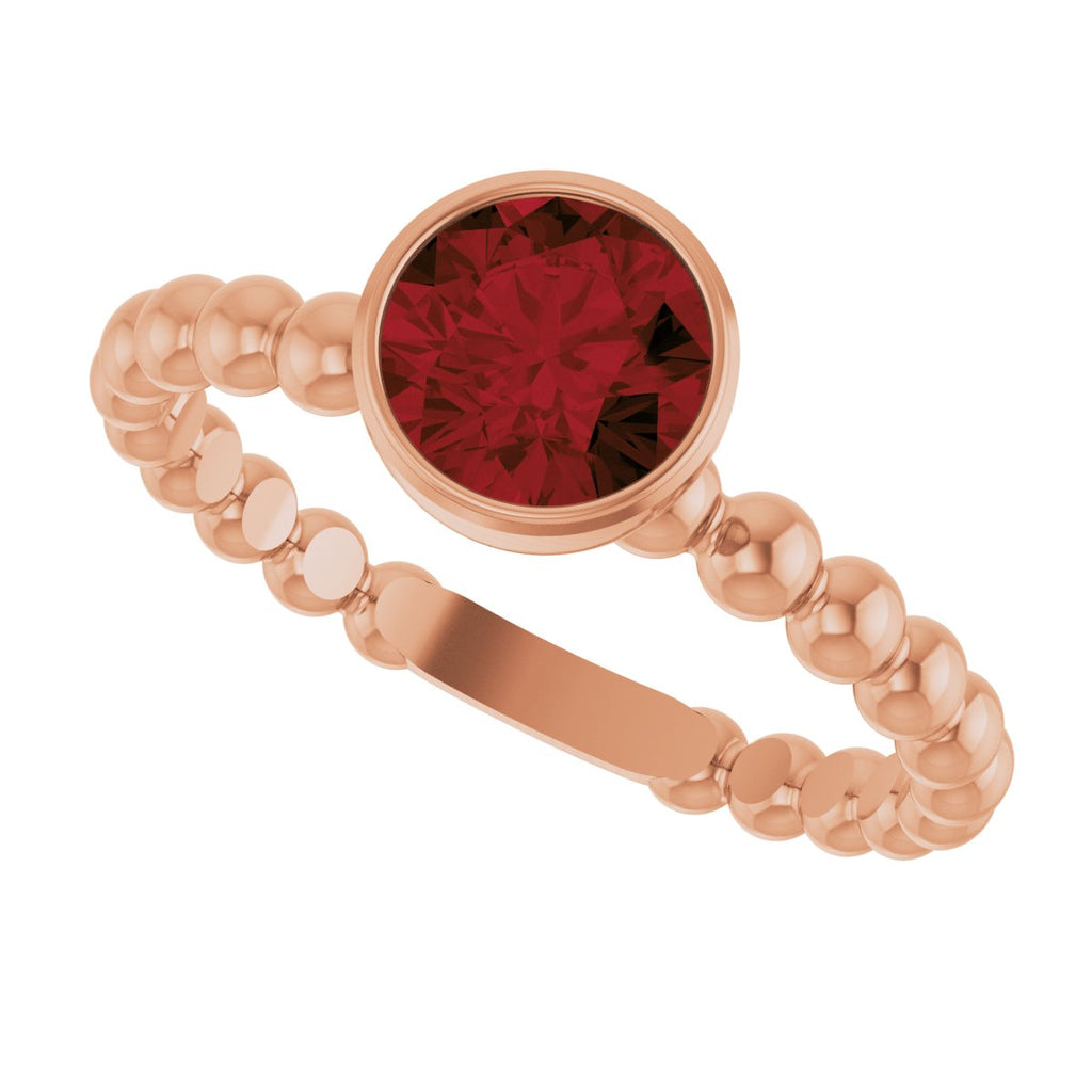 Family Beaded Stackable Ring