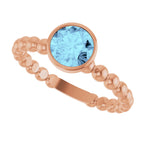 Family Beaded Stackable Ring