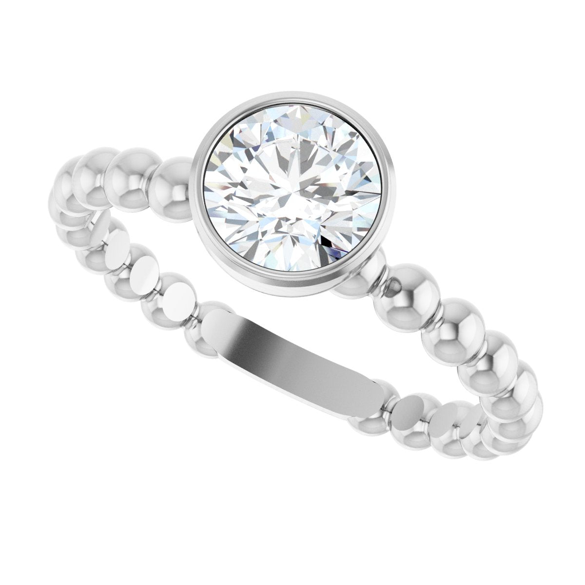 Family Beaded Stackable Ring