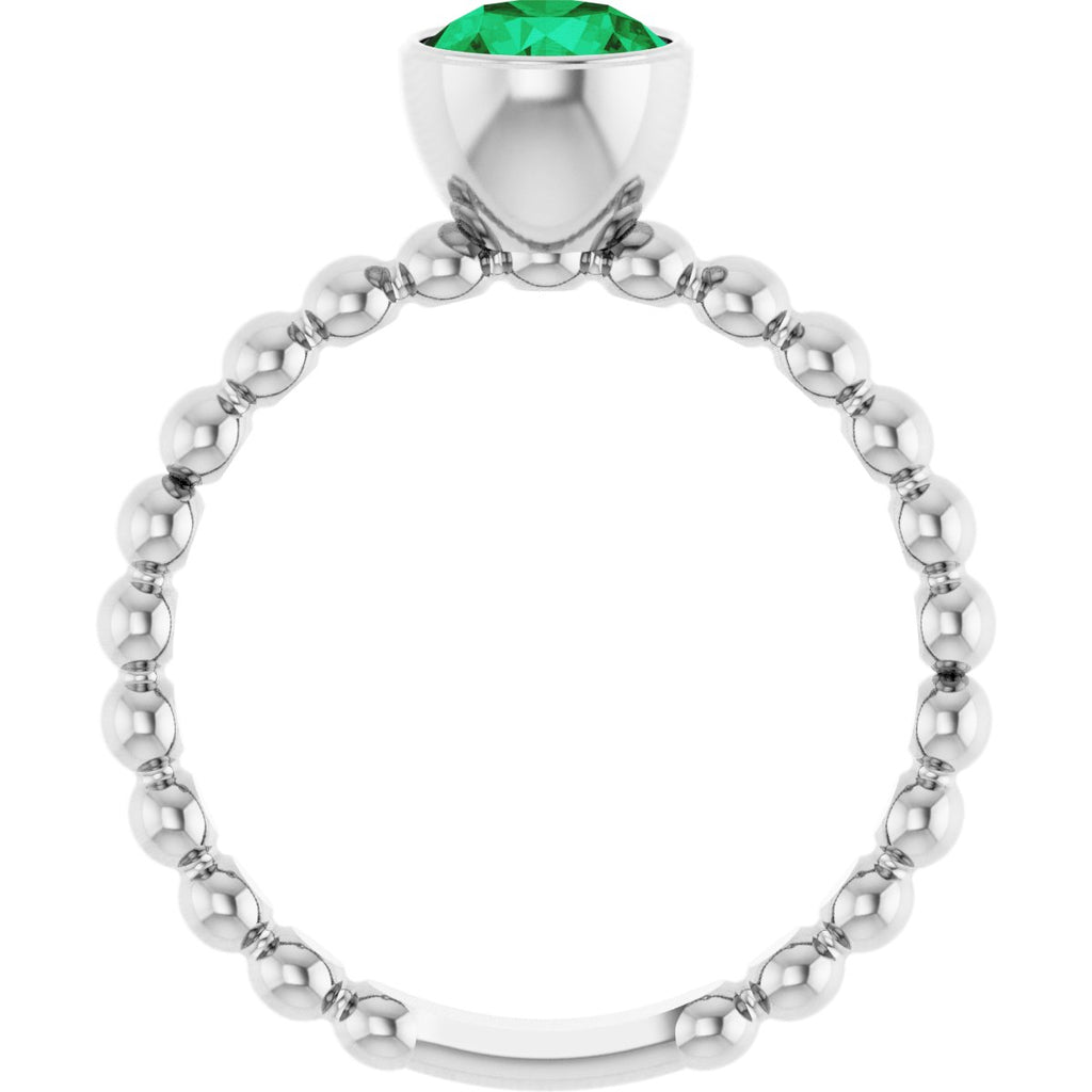 Family Beaded Stackable Ring
