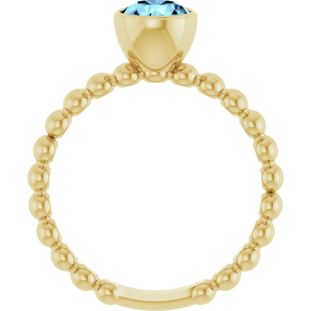 Family Beaded Stackable Ring