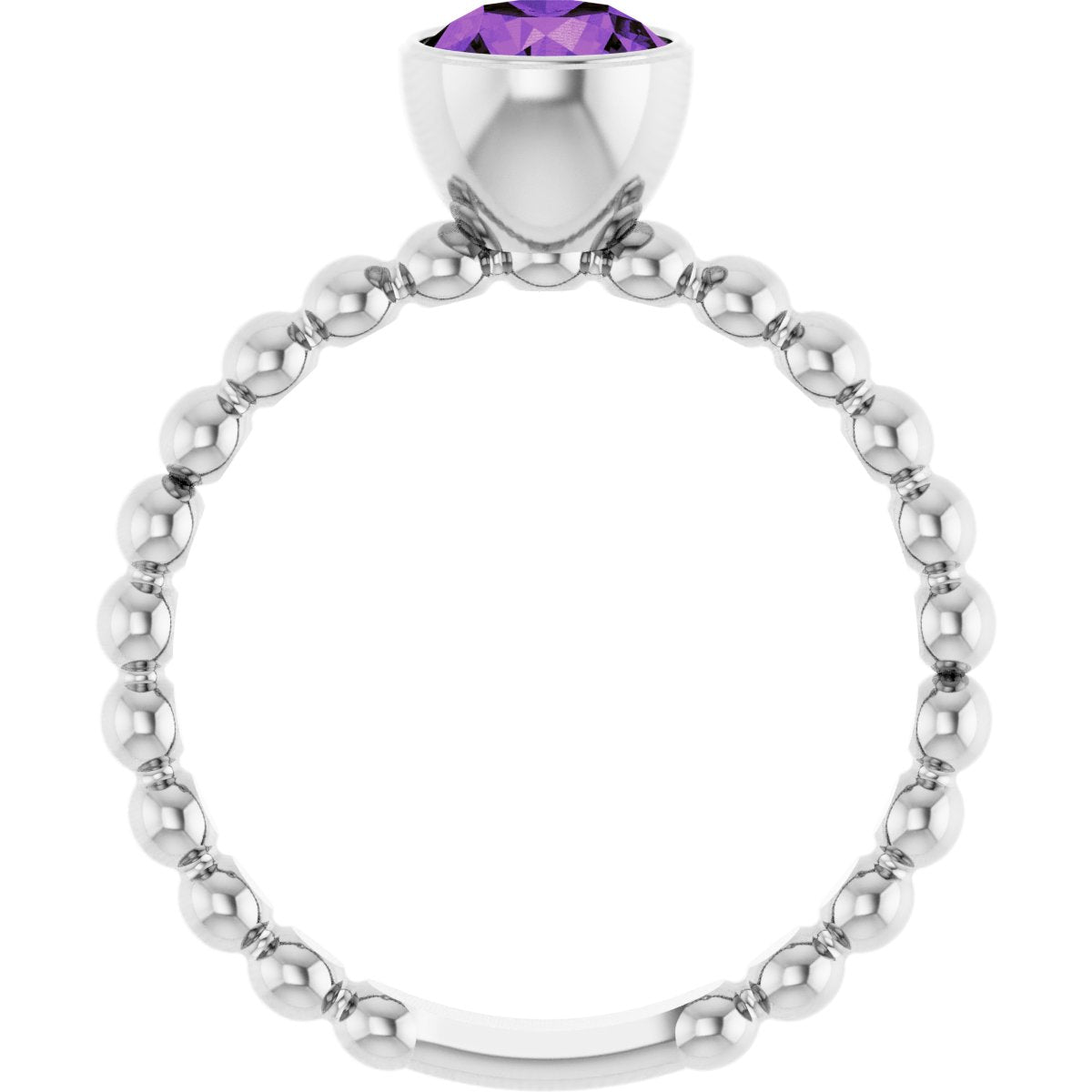 Family Beaded Stackable Ring