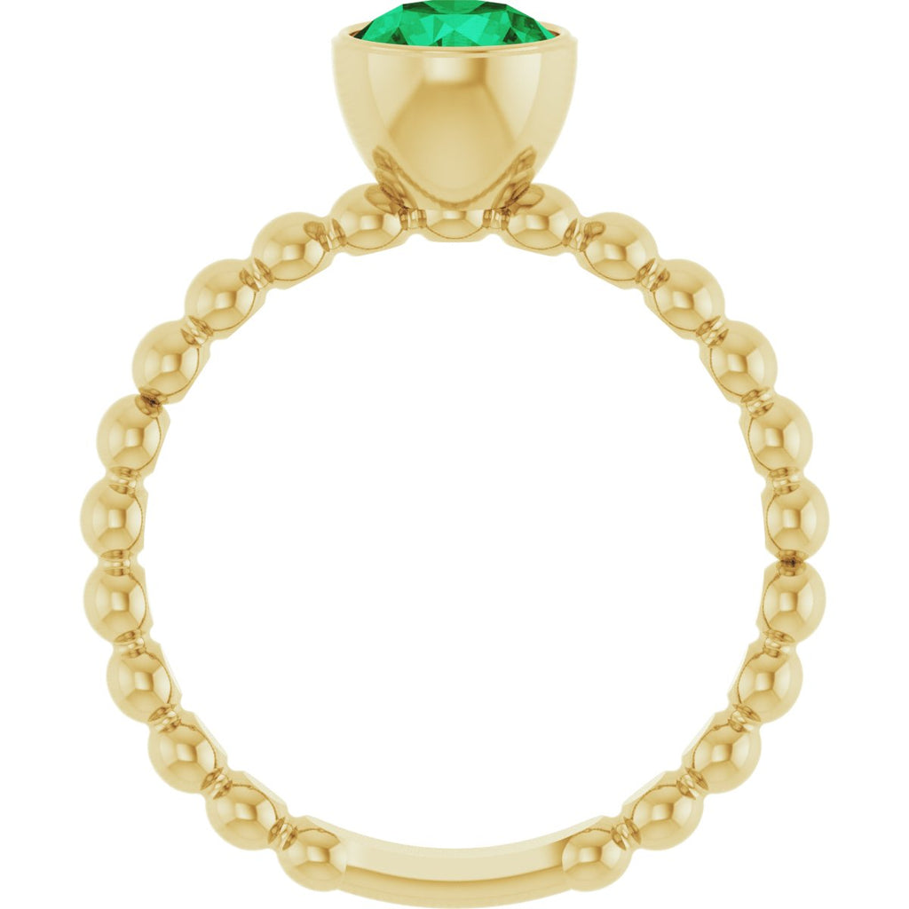 Family Beaded Stackable Ring