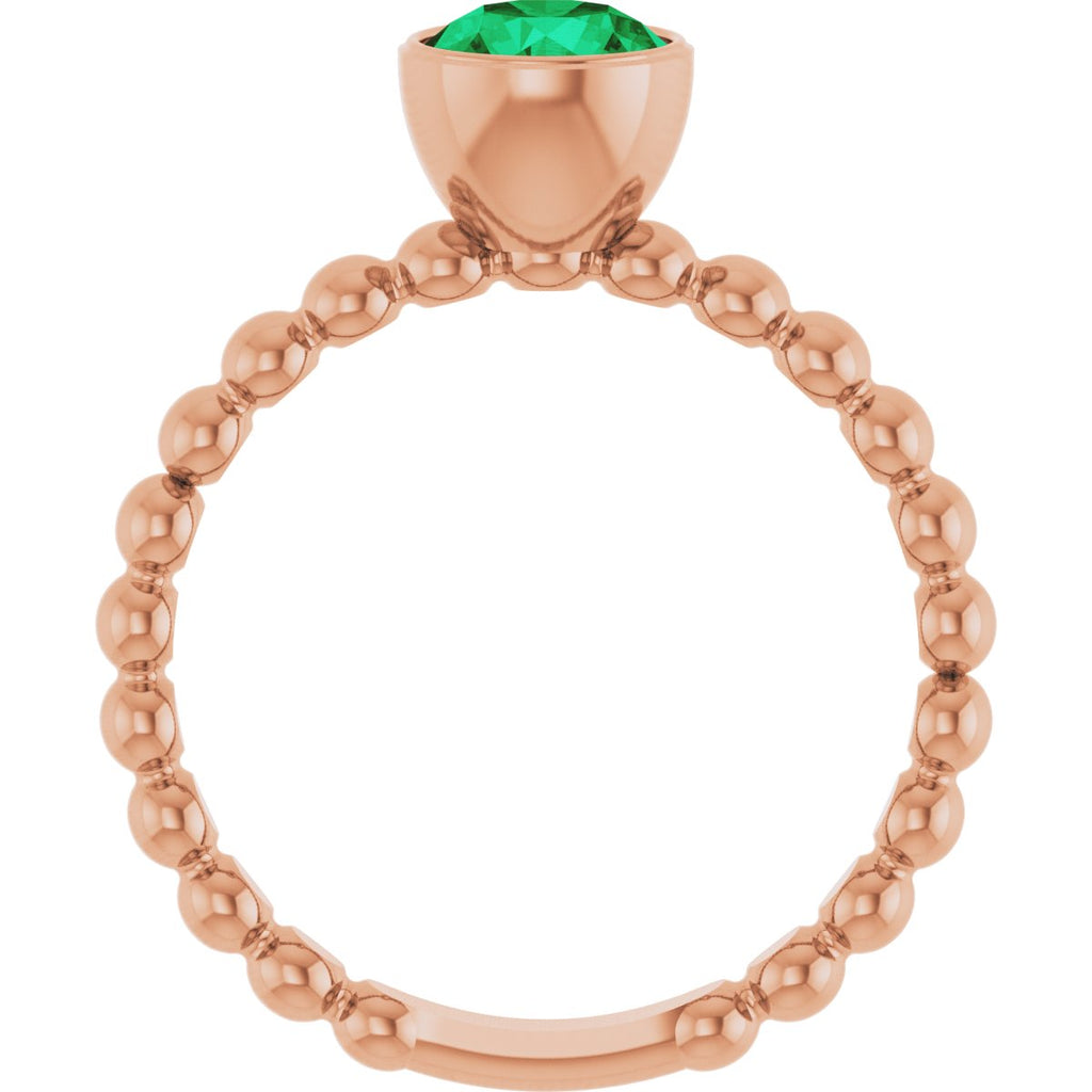 Family Beaded Stackable Ring