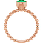 Family Beaded Stackable Ring