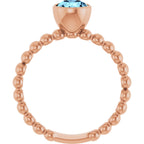 Family Beaded Stackable Ring