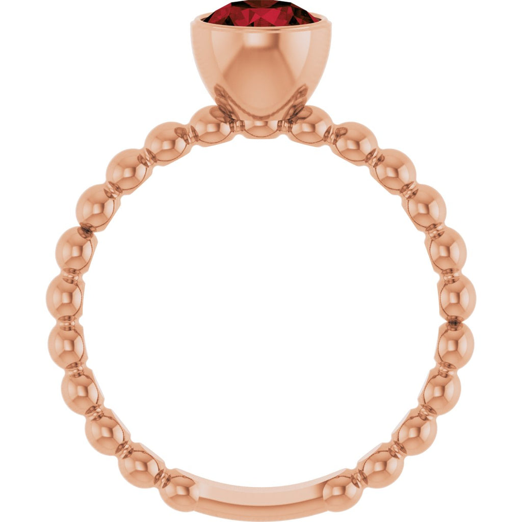 Family Beaded Stackable Ring