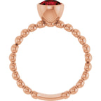 Family Beaded Stackable Ring