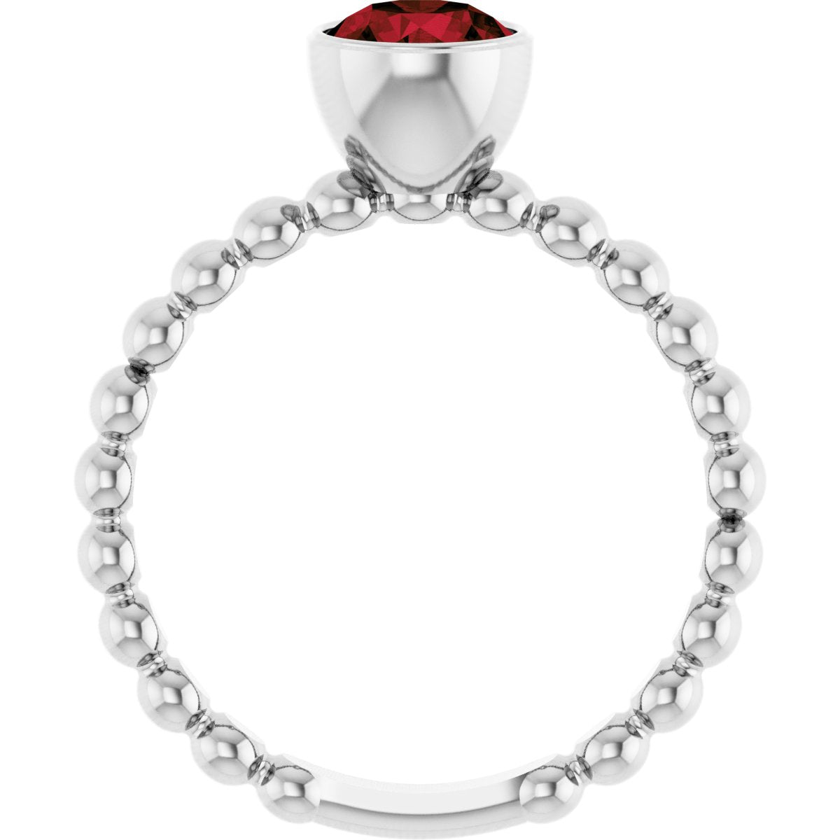 Family Beaded Stackable Ring