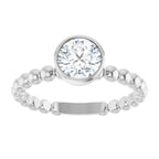 Family Beaded Stackable Ring