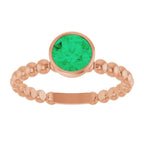 Family Beaded Stackable Ring