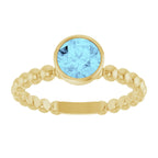 Family Beaded Stackable Ring