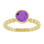 Family Beaded Stackable Ring