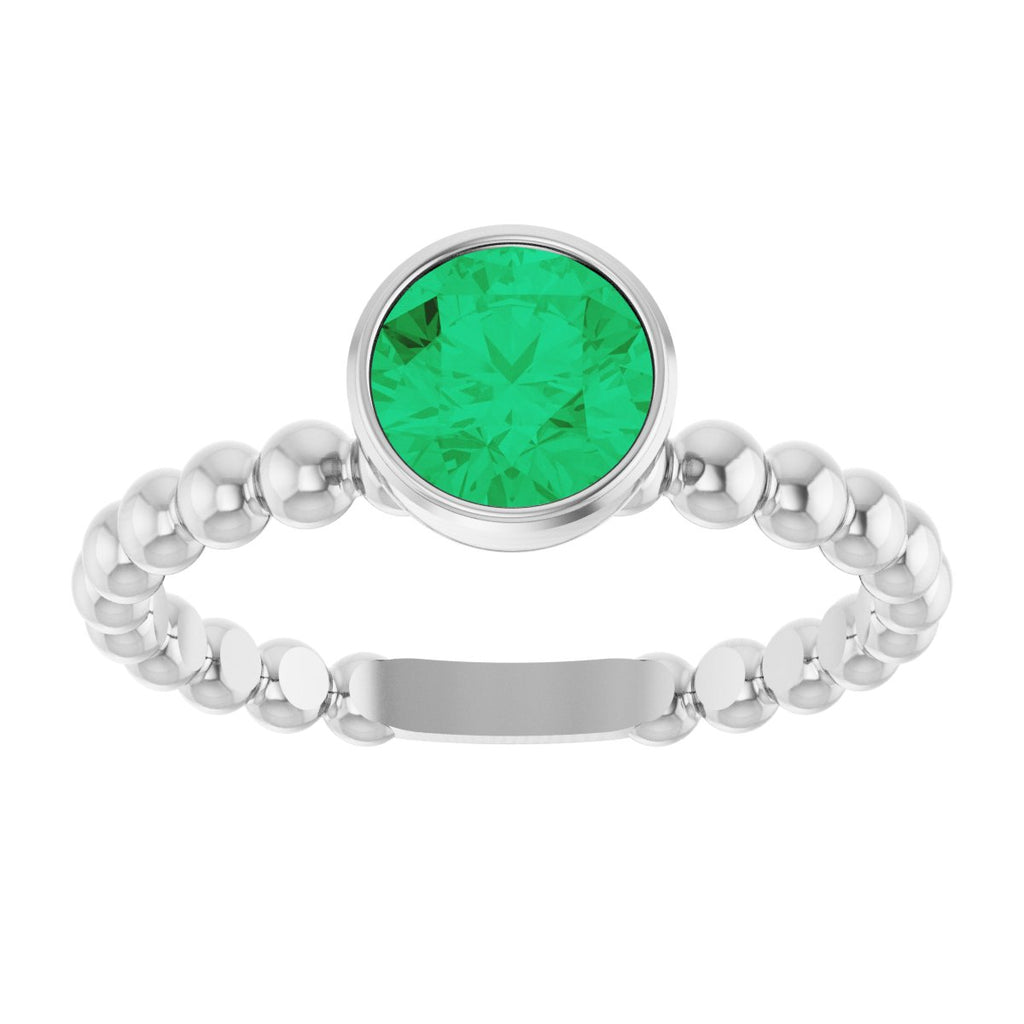 Family Beaded Stackable Ring