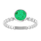 Family Beaded Stackable Ring