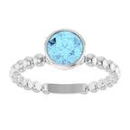 Family Beaded Stackable Ring
