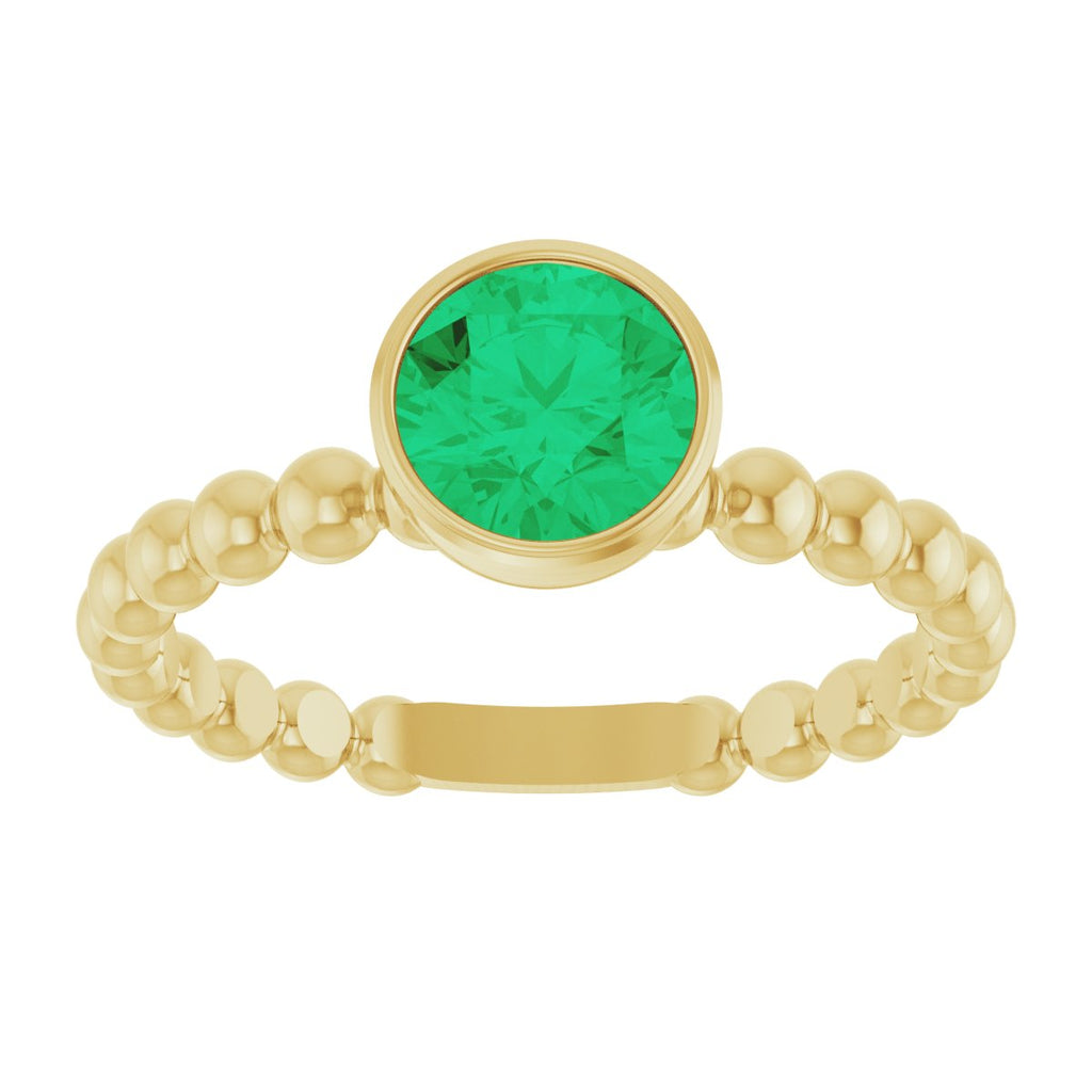 Family Beaded Stackable Ring