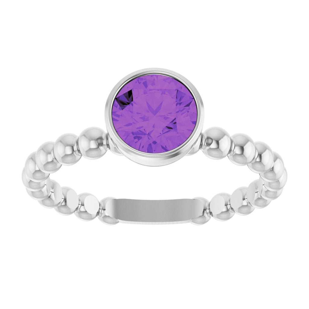 Family Beaded Stackable Ring