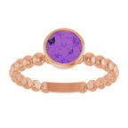 Family Beaded Stackable Ring