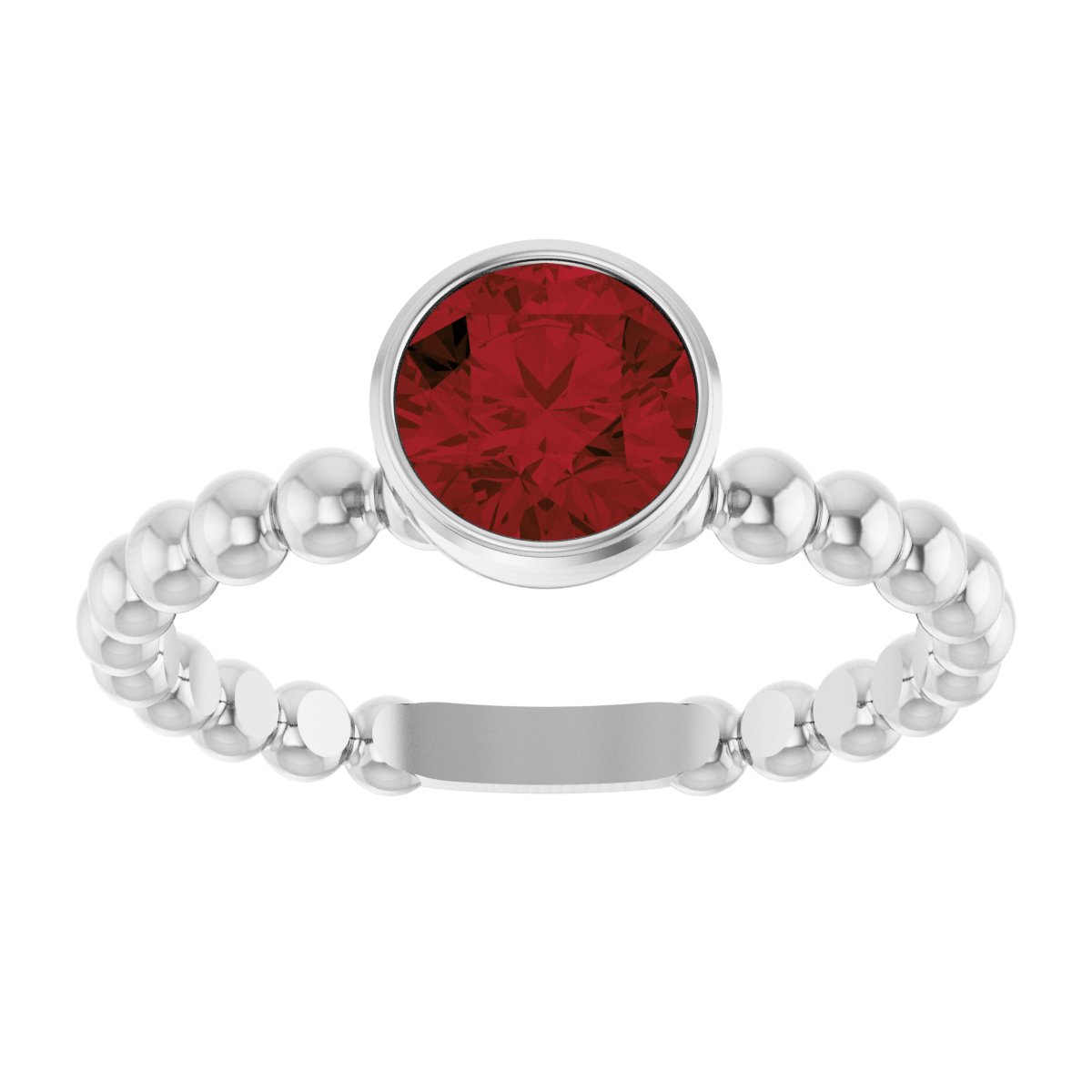 Family Beaded Stackable Ring