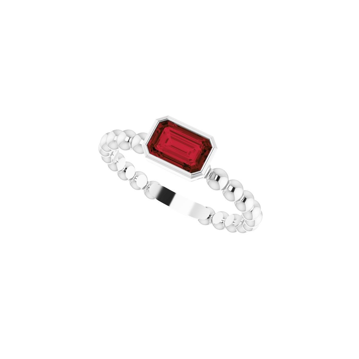 Family Beaded Stackable Ring