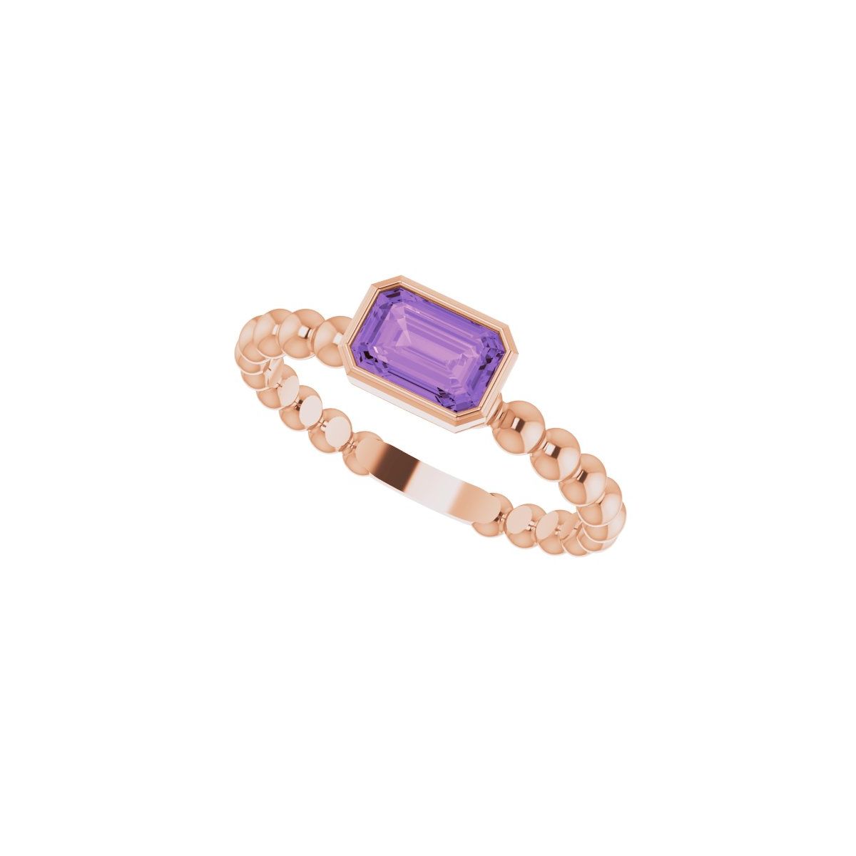 Family Beaded Stackable Ring