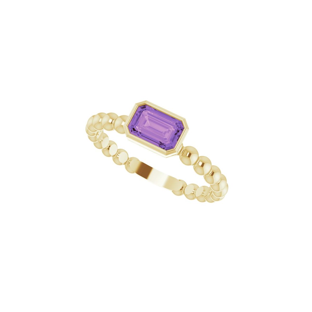 Family Beaded Stackable Ring