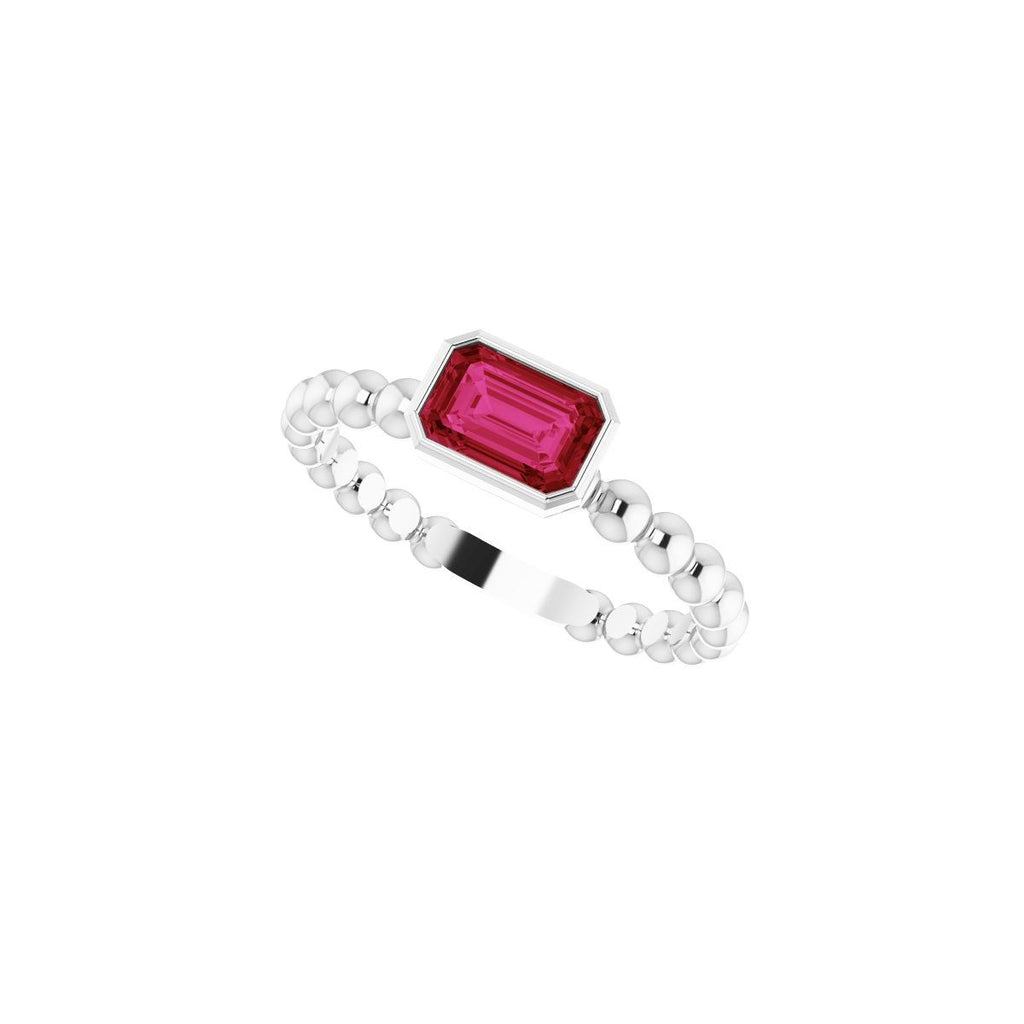 Family Beaded Stackable Ring