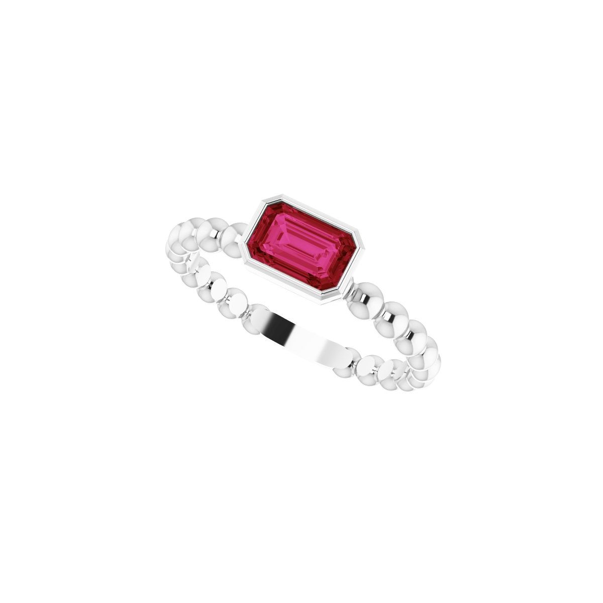 Family Beaded Stackable Ring