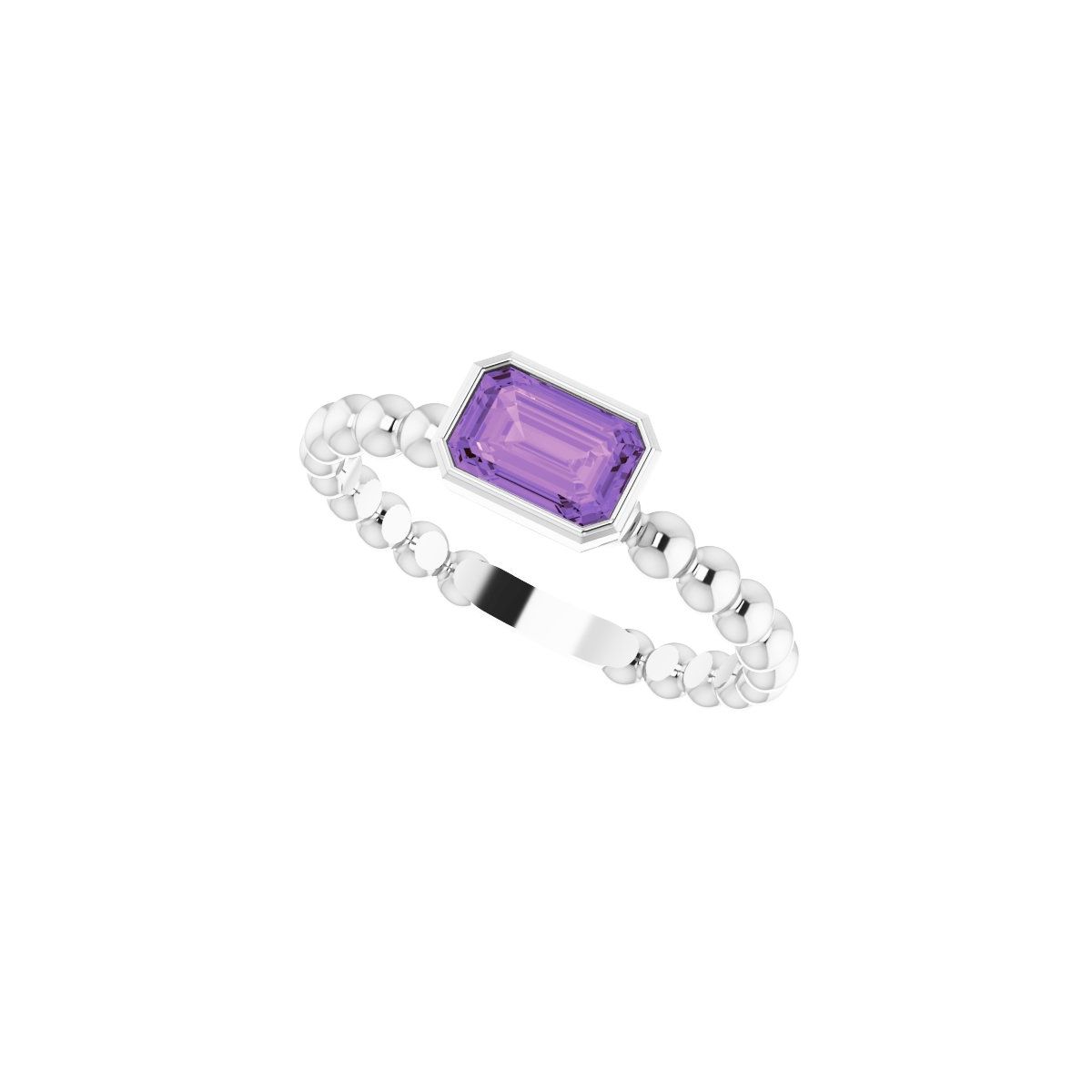 Family Beaded Stackable Ring