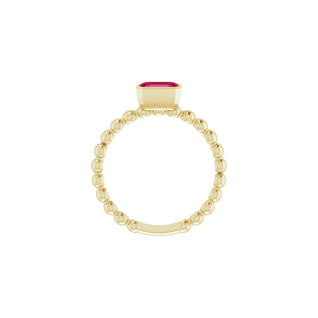 Family Beaded Stackable Ring