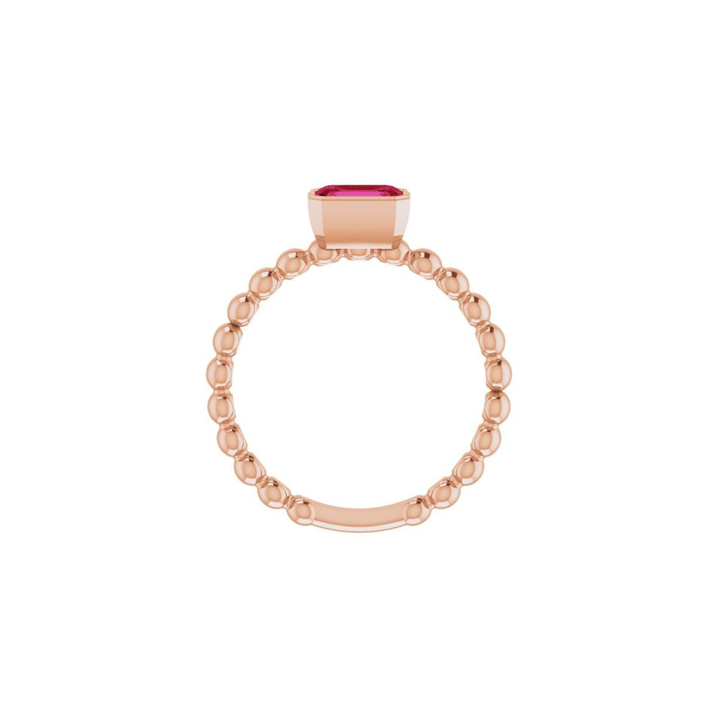 Family Beaded Stackable Ring