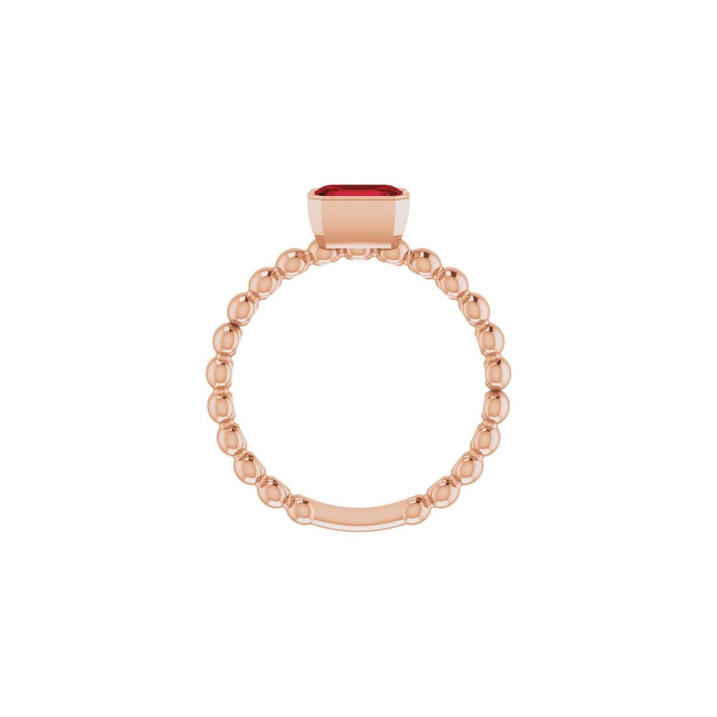 Family Beaded Stackable Ring