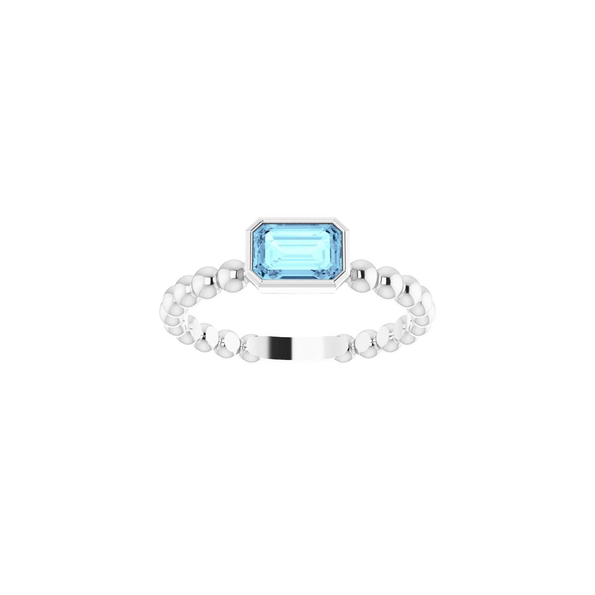 Family Beaded Stackable Ring