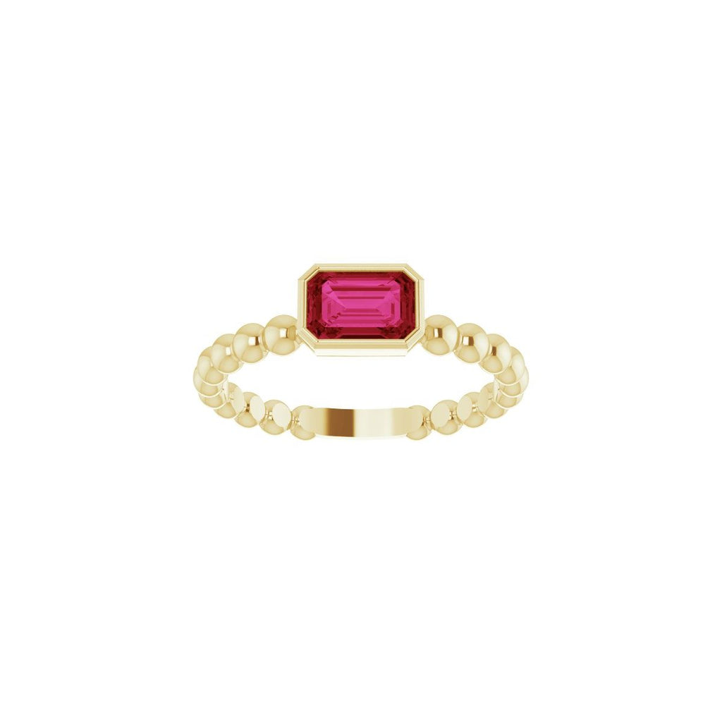 Family Beaded Stackable Ring