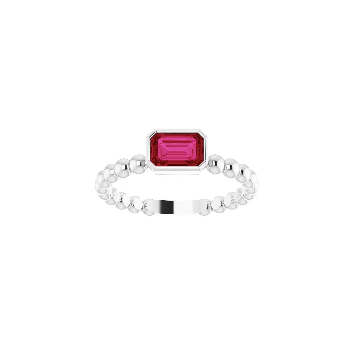 Family Beaded Stackable Ring