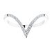 Accented V Ring
