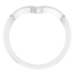 Accented V Ring