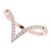 Accented V Ring