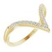 Accented V Ring