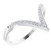 Accented V Ring