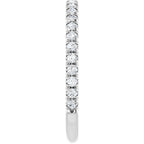 French-Set Halo-Style Engagement Ring or Band