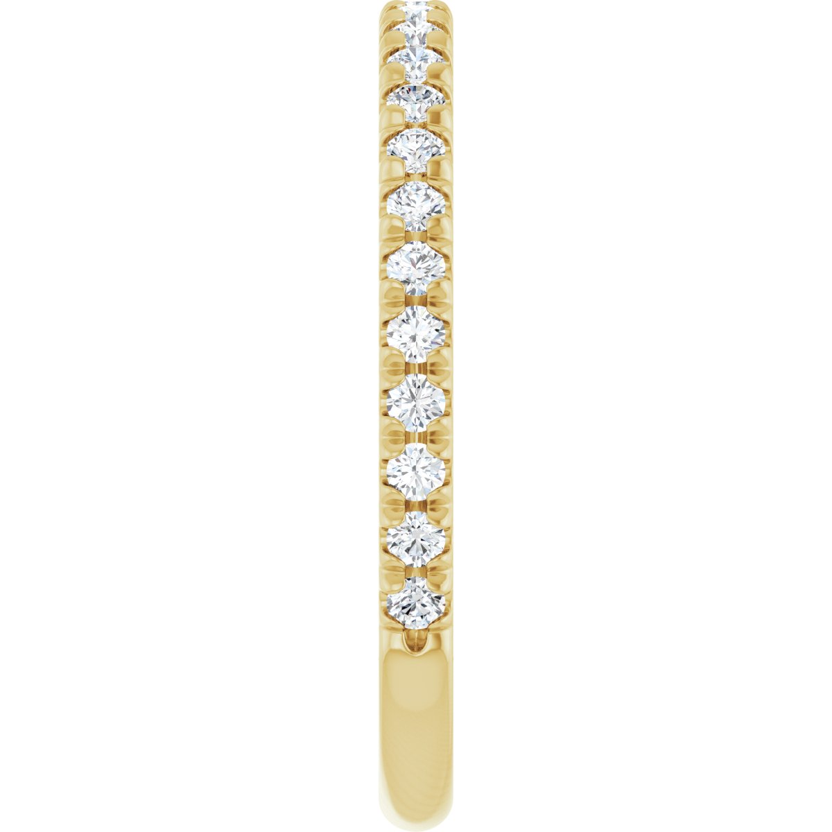 French-Set Halo-Style Engagement Ring or Band